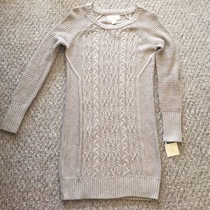 NWT Cable knit sweater dress